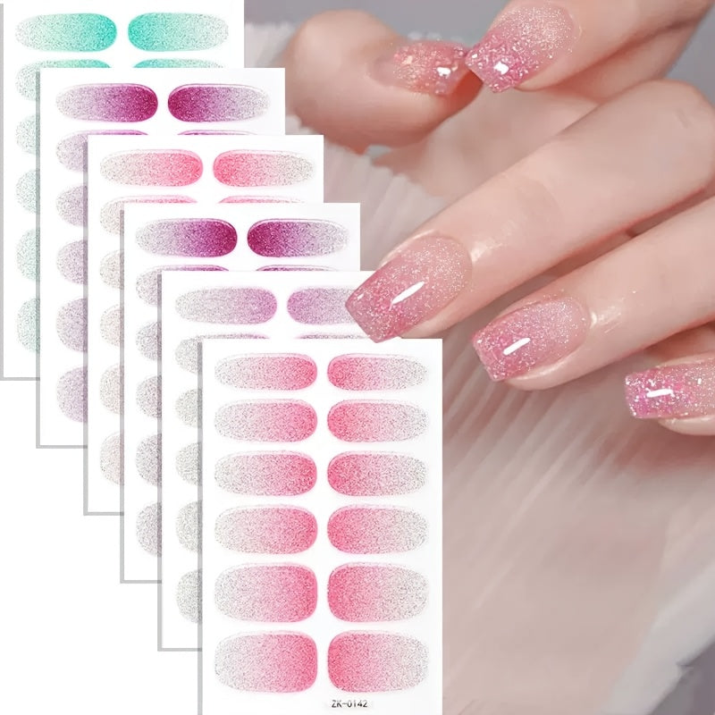 Glitter ombre - 6 stycken