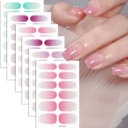 Glitter ombre - 6 stycken