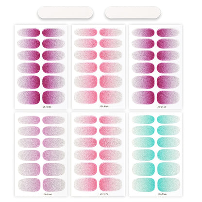 Glitter ombre - 6 stycken