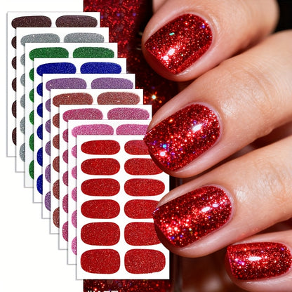 Enfärgat Glitter (9-pack)