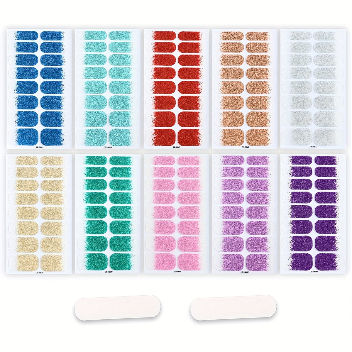 Glitter Ombre (10-pack)